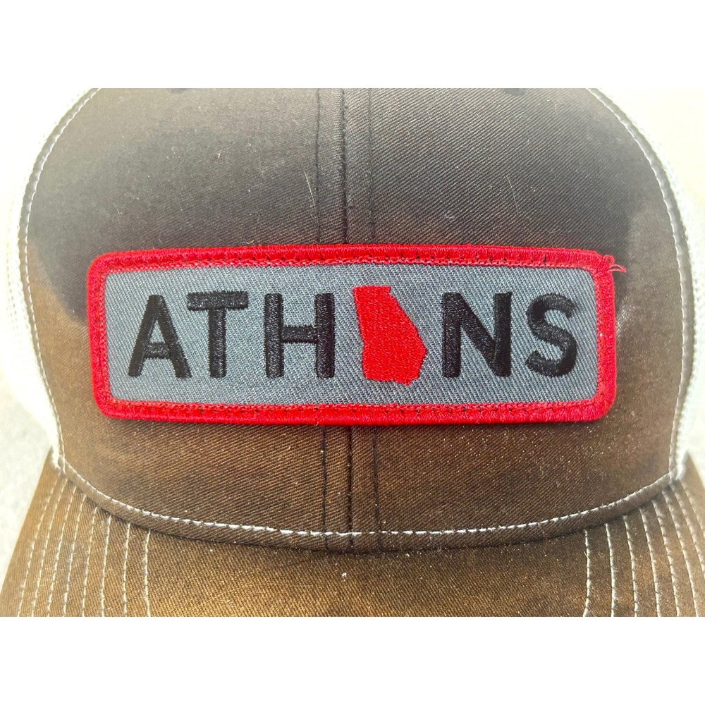 Richardson Trucker Hat Men OSFM Brown Athens Georgia Patch Gameday